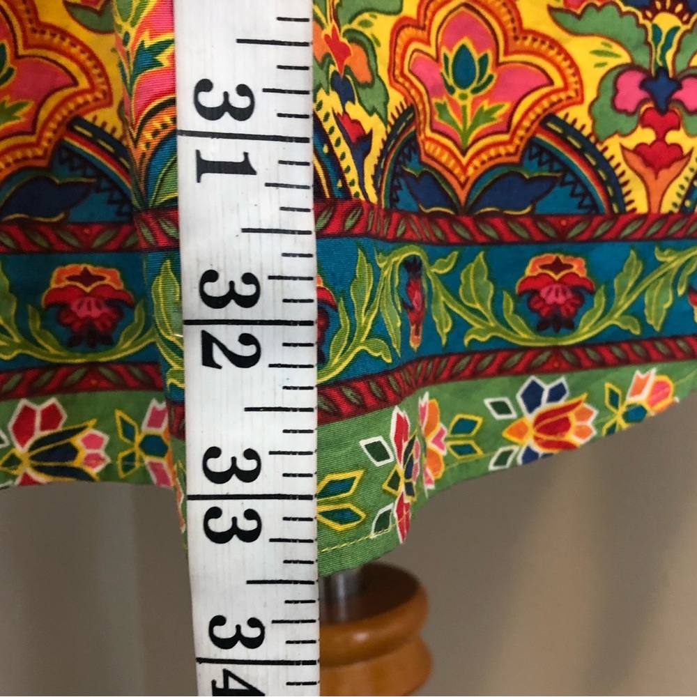 Ralph Lauren Vintage 90’s MultiColor Paisley Floral Button Down Shirt,Size-XL - Picture 11 of 16